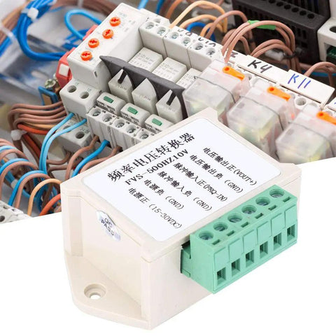 Dope Frequency To Voltage Converter Module With Durable Shell 0 To 500 Hz To 0 To 10 V Output Isolated Input for Electrical Setup