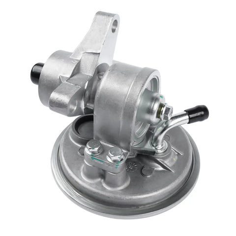Heavy Duty Vacuum Pump Replacement For Ford F-150 F-250 F-350 E-Series Econoline 7.3L Idi Diesel 1992-1993 Direct Fit Oem Bolt-On with silver metal casing.