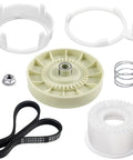 Techecook washer pulley clutch kit with drive belt, compatible with Whirlpool, Kenmore and Maytag washers.