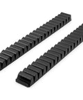 40 Tool Modular Driver Organizer Set In Black For Easy Tool Storage And Quick Access with individual slots, two long modules shown