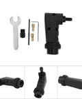 Smooth Operator Ninety Degree Right Angle Grinder Adapter For Rotary Power Tools with tools set for quick conversion.
