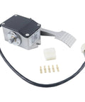 Heavy Duty Throttle Accelerator Foot Pedal Straight Swap For Curtis Electric Forklift Golf Cart Efp 005 Efp713 0502 Oem Grade Zero 5k Dc Motor Controller Replacement with metal housing and wiring connections.