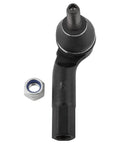 2-Pc Front Outer Tie Rod End Link Set For VW Beetle 1998-2010, Golf 1999-2005, 2006, Golf City 2007-2010, Jetta 1999-2004, 2005-2006, Jetta City 2007-2009, Replacement Steering Linkage, Heavy Duty Steel, Smooth Handling, black steel tie rod end with nut