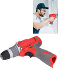 Heavy Duty Cordless Drill Driver And Impact Wrench Combo High Torque 20-52Nm With 25 Speed Settings Rubber Grip For Home Improvement Projects ABS Construction Power Tool close-up with rubber grip.