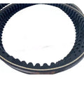 Raw Edge Cogged V Belt Drive Conveyor Belt With Rubber Tooth, 17X, Two Pack, looped black belt