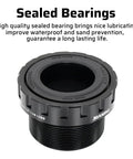 Road And Mountain Bike Bottom Bracket For 24Mm Spindle Cranks BSA English 68 To 73Mm Shimano Compatible Aluminum CNC Cups