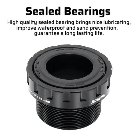Road And Mountain Bike Bottom Bracket For 24Mm Spindle Cranks BSA English 68 To 73Mm Shimano Compatible Aluminum CNC Cups