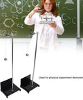 Pendulum Swing Physics Lab Kit For Mechanical Vibration Studies, metal ball demo tool in classroom with instructor background