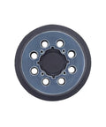 Top view of 4 Pack 5 Inch 125mm 8 Hole Hook and Loop Sanding Disc Backing Pad Replacement for Orbital Sander with Snap On Fit