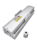 40 Inch Fully Enclosed Linear Rail Slide Table With Protective Cover Dust Proof Shield Double Rail Motion Stage 1000mm Stroke Ball Screw Guide For CNC Woodworking And Metalworking Projects. enclosed aluminum CNC slide table with coupling