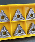 20 Pcs Purple Carbide Turning Inserts For Lathe Machining Steel And Stainless Steel Pro Grade Cutters TNMG331-MA TNMG332-MA