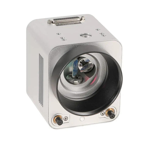 Fiber Galvo Scanner With Red Light Focus For 1064nm Marking Machine, High Speed Marking At 2000 Millimeters Per Second, 10mm Input Aperture, M102 Model