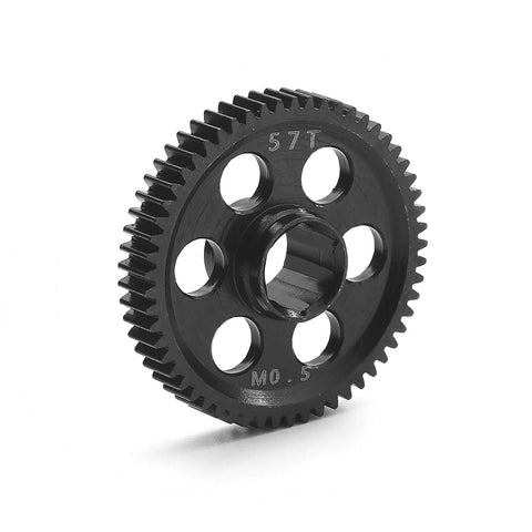Metal Spur Gear 0.5M 57T Hardened Steel Main Gear 311196 For Arrma Granite Typhon Mojave Grom RC Cars 1:18 1:16 1:14
