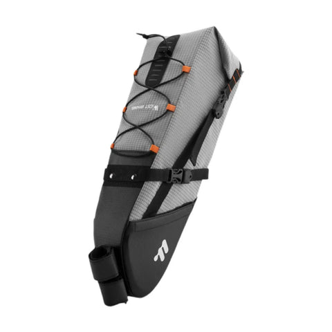 Large Capacity Waterproof Bike Seat Bag For Road And Mountain Rides Bikepacking Saddle Wedge Bag With Bungee Cord