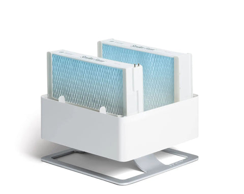 OSKAR Evaporative Humidifier Replacement Wicks And Filters Four Pack For Optimal Humidity And Clean Air In Small To Medium Rooms White