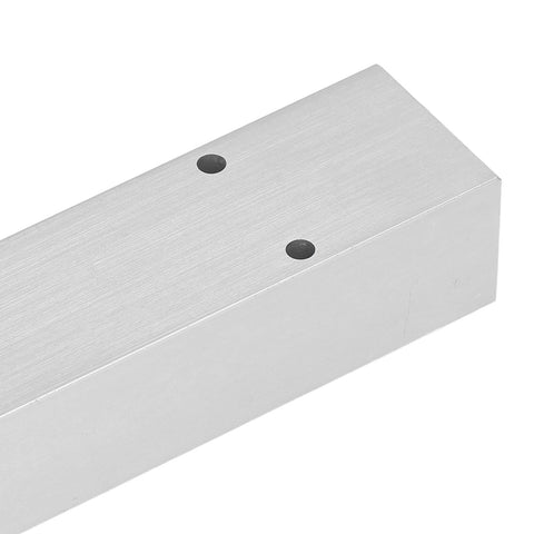 Corner view of Large Flow Aluminum Pneumatic Manifold Block With G1/2 Inlet And G1/4 Outlets for industrial automation and auto repair
