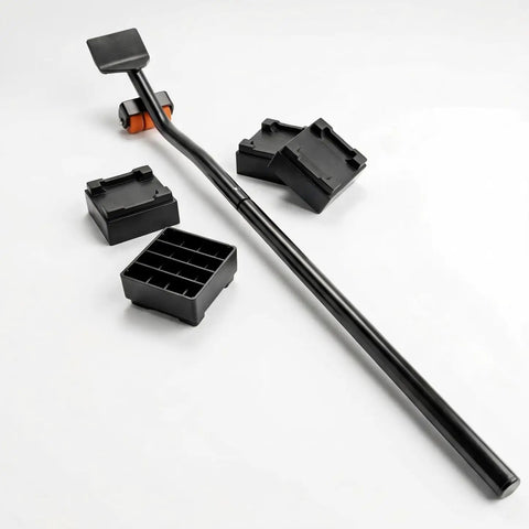 Super Heavy Duty Furniture Mover Dollies That Spin 360 Degrees Easy With Pry Bar And Heightening Pads for moving with accessories.