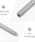 Premium M6x60 304 Stainless Steel Double Ended Hanger Bolts With Hex Socket Drive Self Tapping Wood Screws showcased, highlighting fine workmanship.