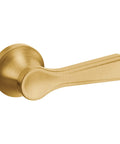 Brushed Gold Toilet Tank Flush Lever 3.31 Inch, Transitional Metal Decorative Handle For Front, Side Toilets