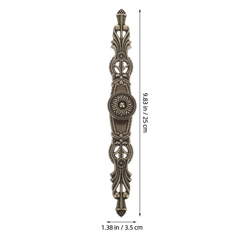 Set Of 6 Vintage Zinc Alloy Cabinet Pull Handles For Kitchen Cabinets Dressers And Wardrobes Antique Drawer Knobs Durable