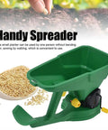 Hand Held Seed Spreader With 5 Gear Adjust 1.5L Capacity Easy One Handed Sowing Tool For Gardens And Lawns Image