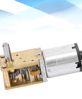 Micro Metal Gear Motor For Diy Projects 12V Brushed Gearbox Drive With Six RPM Options 16 27 53 68 136 And 381 CW CCW