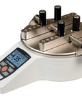 Pro Grade Cap Torque Tester For Tamper Evident Closures With Movable Posts And Optional Jaws, Auto Output Data Storage And Zeroing On Cap Removal, First And Second Peak Torque Detection, Programmable Setpoints, 25 Lbf In Capacity, stainless steel, digital display