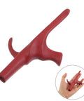 Fencing Foil Handle Replacement With Easy Installation Ergonomic Design And Stainless Steel Build In Red for training use