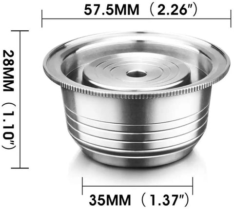 Reusable Stainless Steel Coffee Capsule Filter And Pod Holder For VertuoLine GCA1 Plus And Vertuo Plus Series Save Cash On Every Brew Compatible With ENV 135 150 Eco Friendly Brew 240ml Capacity With Cleaning Brush Included