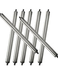 Pack Of Seven Flexible Conveyor Rollers Crafted From Galvanized Steel Tube provide a sweet smooth glide and minimal drag.