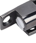 Close-up of Double Ball Roller Cabinet Door Catch Kit With Adjustable Tension Roller, Stainless Steel Black Painted Finish