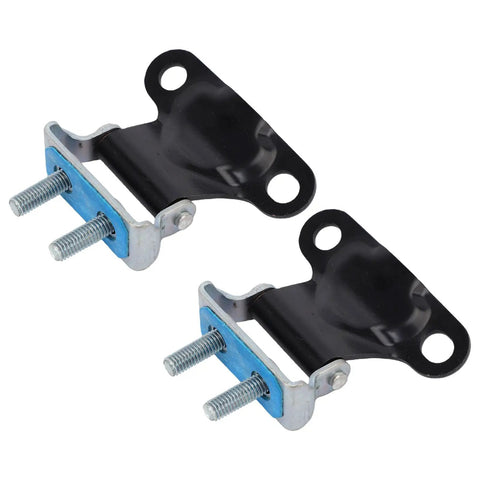 Beefy Tailgate Hinge Kit For 2019-2023 Dodge Ram Rear Door Replacement, heavy-duty steel hinges with bolts.