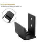 Full Extension Drawer Slides With Adjustable Track flat bottom design bracket for cabinets and doors, black metal hardware