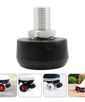 Two Pack Roller Skate Toe Stops Adjustable Rubber Brake Blocks Round Shape Replacement Parts For Quad Skates Indoor Outdoor Use, High Elastic Rubber For Safer, Smoother Braking And Easy Install.