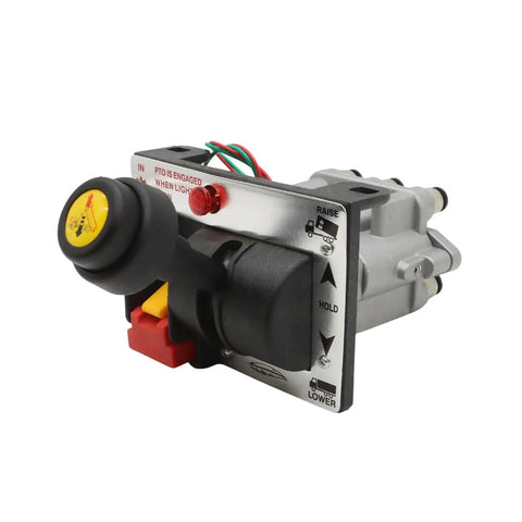 PTO Hoist Control Valve Kit With Dual Pneumatic Valves And Kickout For Beefed-Up Heavy Duty Hydraulic Tippers And Dump Trailers Direct Replacement For 328388-79X 329358X K90 Compatible With Apsco And Major PTO Hoist Systems