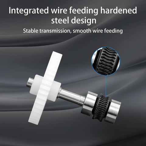 Active Extrusion Wheel Assembly For Bambu Lab X1 Series 3D Printers with integrated wire feeding hardened steel design