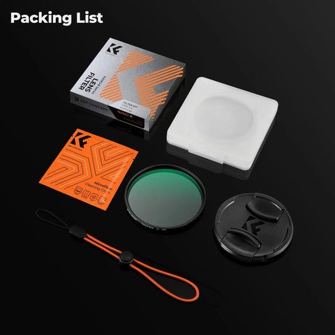 52mm UV Protection Filter With 18 Layer Multi Coatings Ultra Slim Design Shields Your Lens From Dust And Scratches Cuts UV Blue Cast Keeps Images So Sharp And Colors True Includes Lens Cap Cleaning Cloth packaging contents