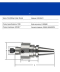 Flat Milling Cutter Shank made from 20CrMnTi, designed for precision milling with high accuracy and durability.