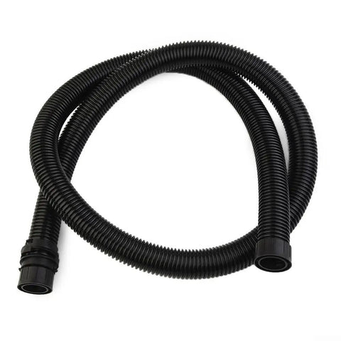 Semi-Pro Vacuum Collection System With Two Meter Hose And Dust Bag Compatible With Electric Drywall Sanders And Self-Primed Sanding Machines For Clean Shop Floor, flexible black EVA hose.