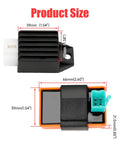 Product dimensions for Ignition Coil CDI Box Starter Solenoid Relay Voltage Regulator For Taotao Coolster 110cc 125cc Chinese ATVs