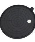 Heavy Duty 8 Inch Glass Suction Cup Lifter With Rubber Base Handles Tiles And Mirrors Up To 520 Pounds, black rubber base.