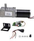 Beefy 12V DC Worm Gear Motor With 8mm Output Shaft High Torque Turbo Geared Motor And Gearbox for Robotics and DIY projects