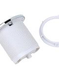 Beefed-Up Double Drain Pneumatic Toilet Valve Kit High Efficiency Low Maintenance Flush Valve With Ergonomic Button Durable ABS Construction Erosion-Resistant Drain Gate For Powerful Water Release At Home And In Industrial Facilities, ABS valve kit with ring, 66-75 mm