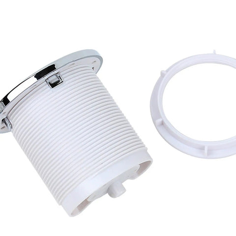 Beefed-Up Double Drain Pneumatic Toilet Valve Kit High Efficiency Low Maintenance Flush Valve With Ergonomic Button Durable ABS Construction Erosion-Resistant Drain Gate For Powerful Water Release At Home And In Industrial Facilities, ABS valve kit with ring, 66-75 mm