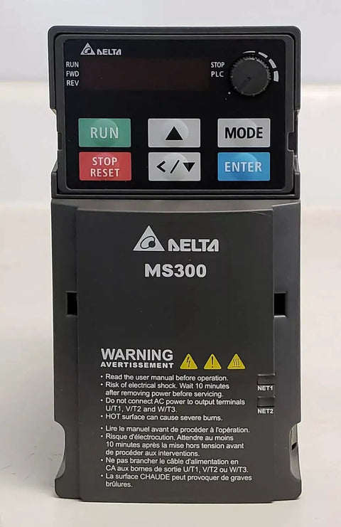 Pro Grade 2HP/1.5kW Variable Frequency Drive VFD for 200-240V Input, 0-230V Output, 0-599Hz Control, front view