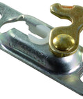 Universal Sliding Door Hanger Plate For Pocket And Sliding Doors Top Mount Hardware With Included Mounting Screws Ensures Smooth Glide Secure Fit And Easy Installation And Reliable Door Operation Across Frames, metallic top view