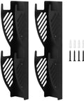 Beefy Heavy Duty Jack Stands Wall Mount Storage Racks For Garage, 16 Inch Steel Organizer, with screws, dual bracket system