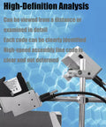 High Speed Online Industrial Inkjet Batch Coder Machine For Printing Date Barcode Logo And Graphic On Production Line, high-definition analysis unit.