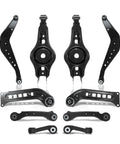 10-Piece Rear Upper and Lower Control Arm Trailing Arm Sway Bar Link Suspension Kit Beefed-Up Fits 2016 to 2023 Chevrolet Malibu