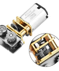 12V DC Micro Gear Motor 11 RPM Right Angle Metal Gearbox For 3D Printing Pen with durable metal gears and compact design